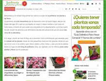 Tablet Screenshot of jardineriaplantasyflores.com